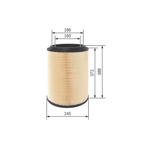 Bosch engine air filter fits - air,
