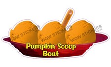 Ice cream van sticker - , pumpkin