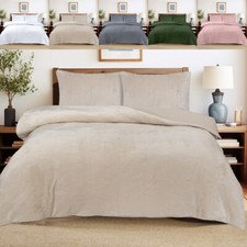 3 Piece Velvet Duvet Quilt