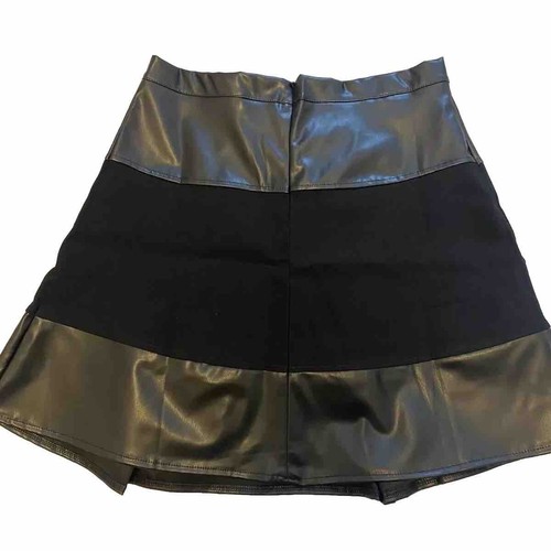 Bnwot black faux leather mini - bnwot,