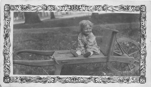 Artsy border frame - frame, child