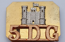 5th Royal Inniskilling Dragoon Guards Shoulder Title Badge. Back plate & Pins