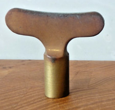 Vintage Old Brass Clock Key 1