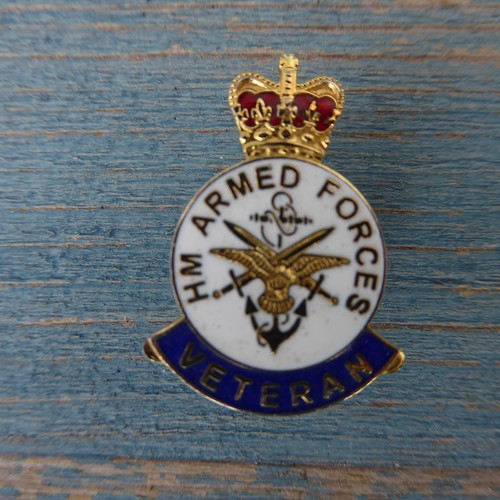 Armed forces veteran - hm, enamel