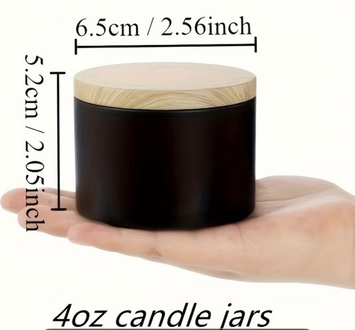Piece 4oz metal candle tins - 8,