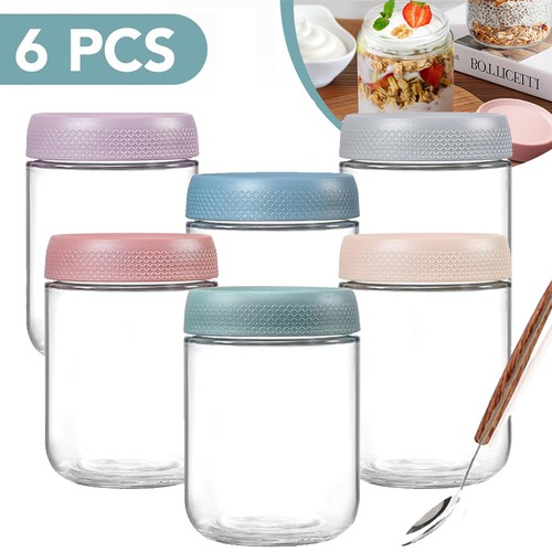 6pcs 500ml glass jars - 6pcs,