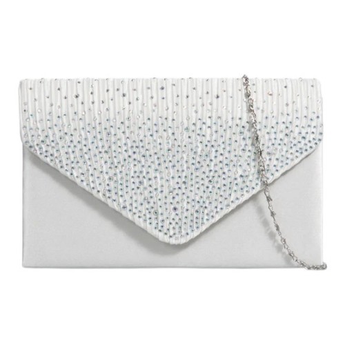 Ladies satin sparkly - satin, diamante