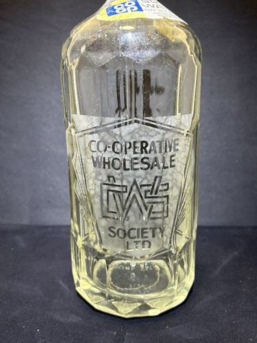 Vintage large glass seltzer - large,