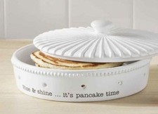 2-piece Ceramic Pancake Warmer