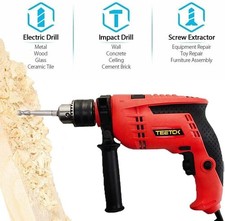 (SALE NOW) ⚡ High-Power Heavy-Duty Corded Drill – UK Drill Tool Set