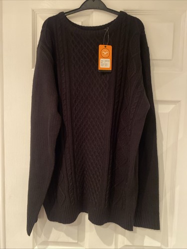 Men black knitted - black, jumper