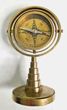 Vintage Brass Gimbal Ship