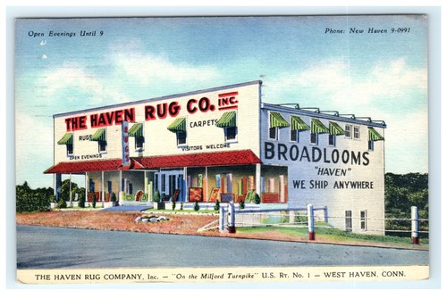 1941 the new haven rug - rug, company