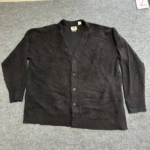 Levi cardigan mens xxl - xxl, black