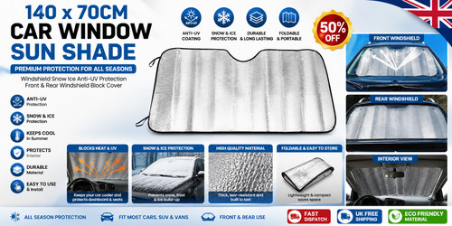Large windscreen sun shade car - sun,