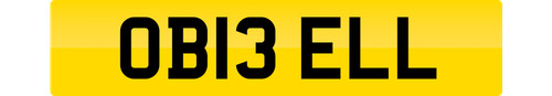 Bell number plate bells ob13 - bell,