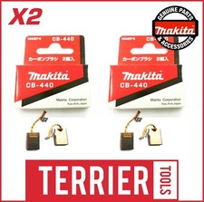2x Genuine Makita CB440 Carbon Brush Pair Brushes DHP458 DSC162 DSC191 DTD140