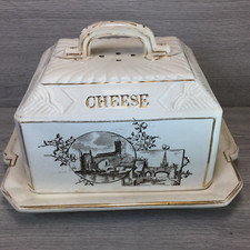 antique large cheese serving