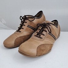 NEXT Women Leather Casual Walking Trainers / Shoes UK6 EU39 Brown Sole Reviver 
