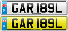 GAR 189L CHERISHED NUMBER PLATE GARY GARRY GAZ GAR 189L CAR NUMBER PLATE GARY 