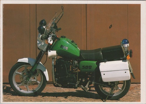 Postcard 500 motorcycle - motorcycle, unp