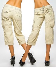 Sexy Miss Women Cargo Capri