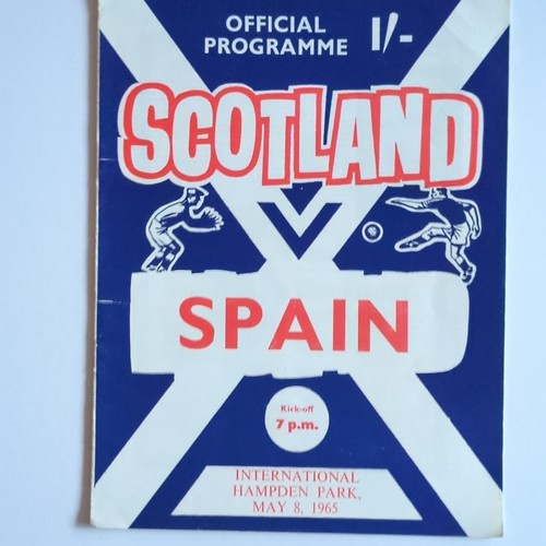 Official programme scotland - programme, v