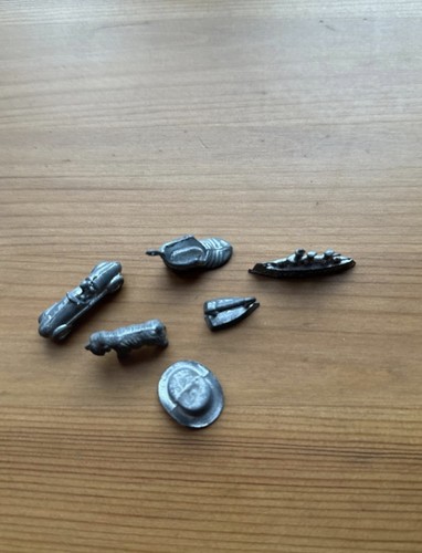 Vintage monopoly pieces - monopoly,