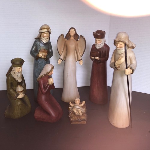 Vintage nativity set 5 - vintage,