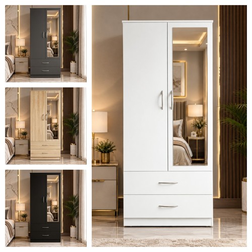 Modern wardrobe assembeld - wardrobe, 2
