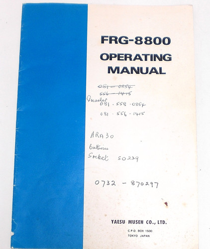 For yaesu frg8800 - yaesu,