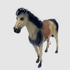 Sindy Horse Vintage Dappled Grey with saddle | Pedigree Toys | Good Condition