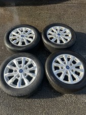 FORD TRANSIT CUSTOM 2013-2023 MK8 SET OF 4 ALLOYS WHEELS MIXED TYRES 235/55/17