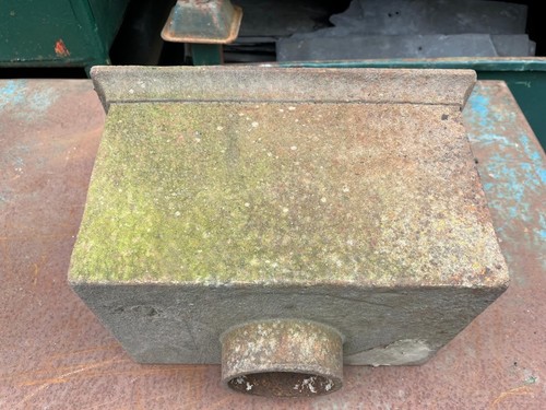 Cast iron hopper - iron, head