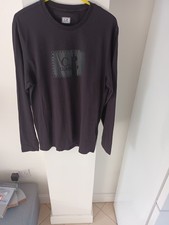 CP COMPANY AUTHENTIC mens Long Sleeve Black T-shirt Size L