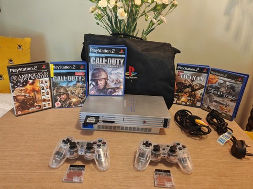 Playstation ps2 phat silver - playstation, 2