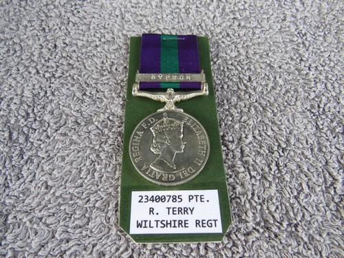 General service medal - service, bar