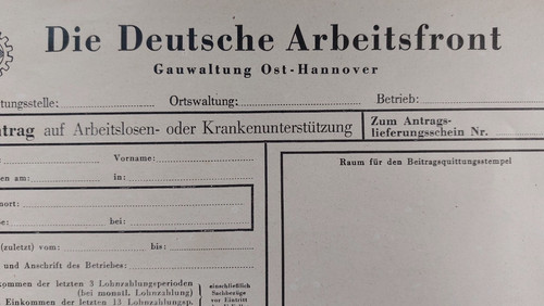 Ww2 german daf hanover form - daf,
