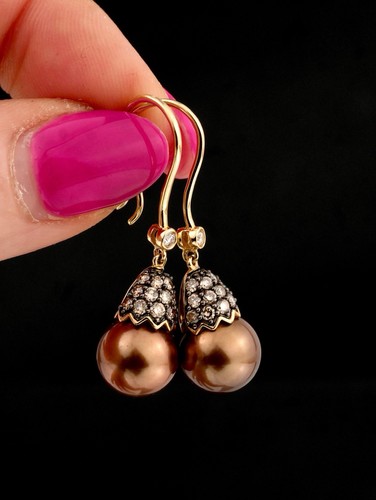 Pair vian 14ct - pair, yellow