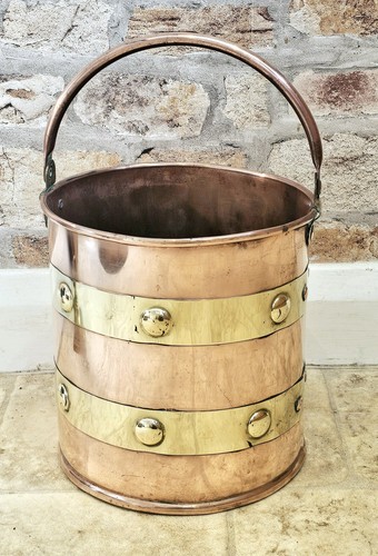 Vintage copper and brass - copper,