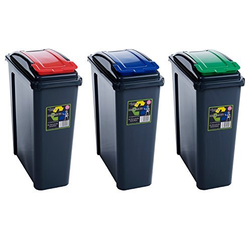 25l plastic bin - bin, narrow