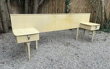 Vintage Double Bed Head Board