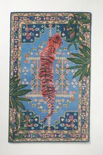 Bengal Tiger - Blue and Rust