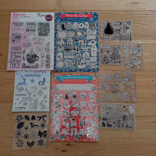 Clear silicone rubber stamps