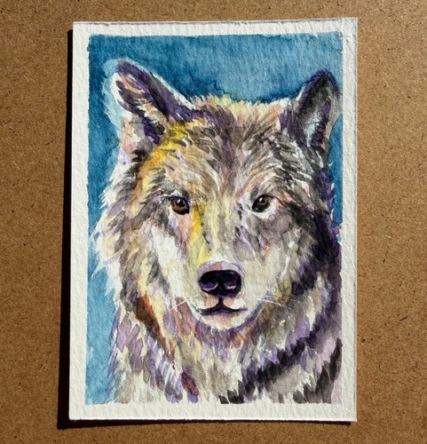 Aceo art card original - aceo,
