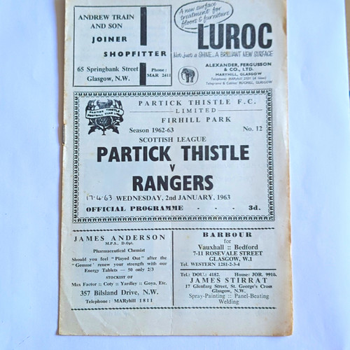 1963 partick thistle v - 1963.,
