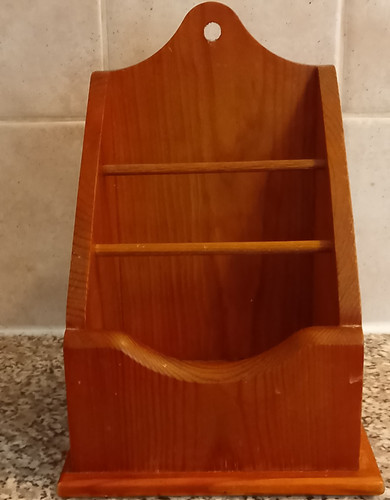 Wooden brown letter - brown,