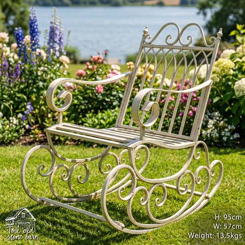 Metal garden rocking chair - rocking,