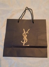 Black YSL Gift Bag Empty