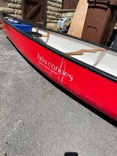Hou 15 Canadian Canoe, Red, Good Used Condition